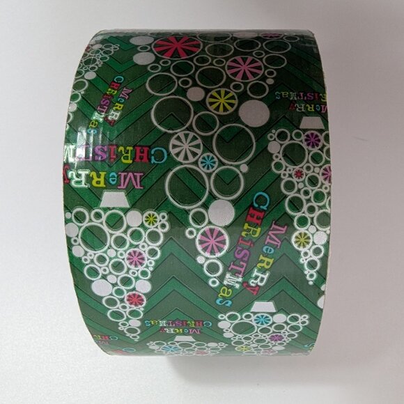 Duck Tape Green Circle Christmas Tree Craft Tape - Picture 3 of 6
